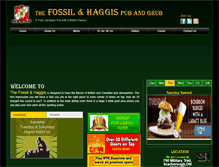 Tablet Screenshot of fossilandhaggis.com